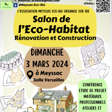 Salon de l’eco-habitat, rénovation et construction à Meyssac I 3 mars 2024